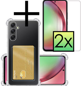 NoXx NoXx Samsung Galaxy A54 Hoesje Pashouder Met 2x Screenprotector