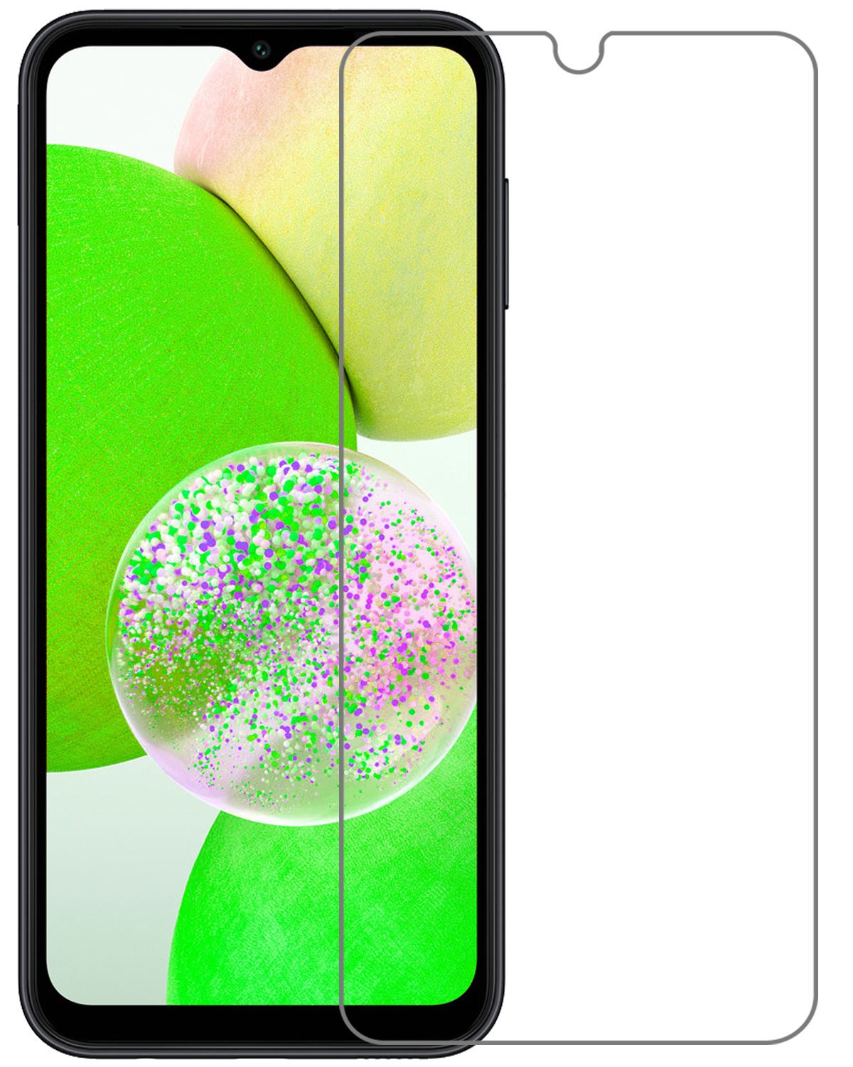 BASEY. Screenprotector Geschikt voor Samsung A14 Screenprotector Tempered Glass - Screenprotector Geschikt voor Samsung Galaxy A14 Beschermglas Screen Protector Glas