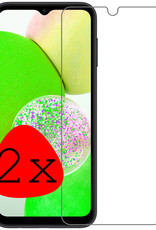 BASEY. Screenprotector Geschikt voor Samsung A14 Screenprotector Tempered Glass - Screenprotector Geschikt voor Samsung Galaxy A14 Beschermglas Screen Protector Glas - 2 Stuks