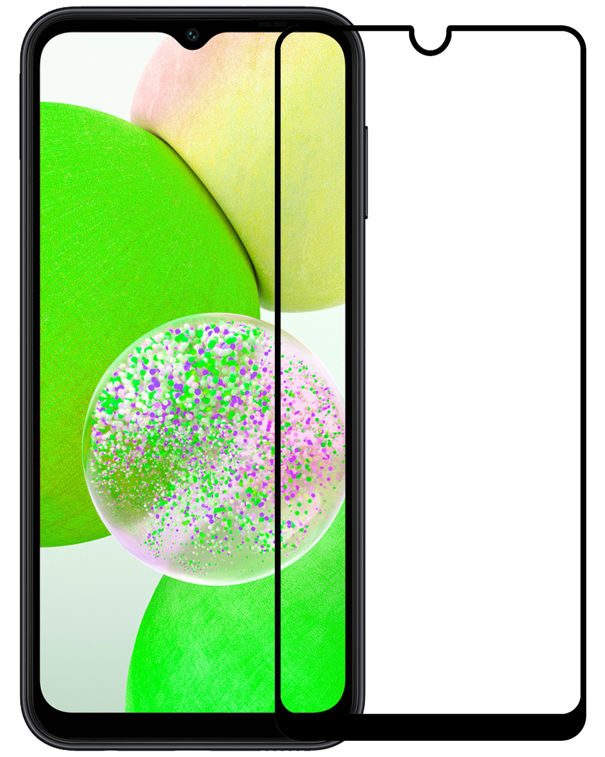 BASEY. Screenprotector Geschikt voor Samsung A14 Screenprotector Beschermglas Full Cover - Screenprotector Geschikt voor Samsung Galaxy A14 Screen Protector Full Cover