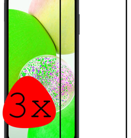 BASEY. Samsung Galaxy A14 Screenprotector Glas - 3 PACK