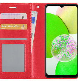 BASEY. BASEY. Samsung Galaxy A14 Hoesje Bookcase - Rood