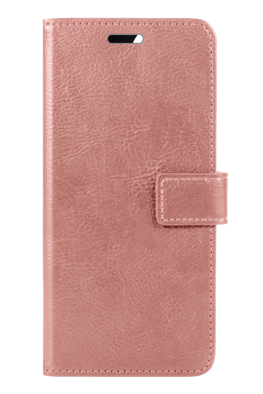 BASEY. Hoes Geschikt voor Samsung A14 Hoesje Bookcase Hoes Flip Case Book Cover - Hoesje Geschikt voor Samsung Galaxy A14 Hoes Book Case Hoesje - Rosé goud