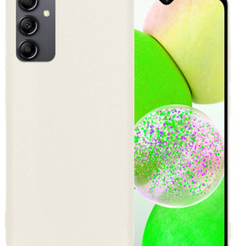 BASEY. BASEY. Samsung Galaxy A14 Hoesje Siliconen - Wit