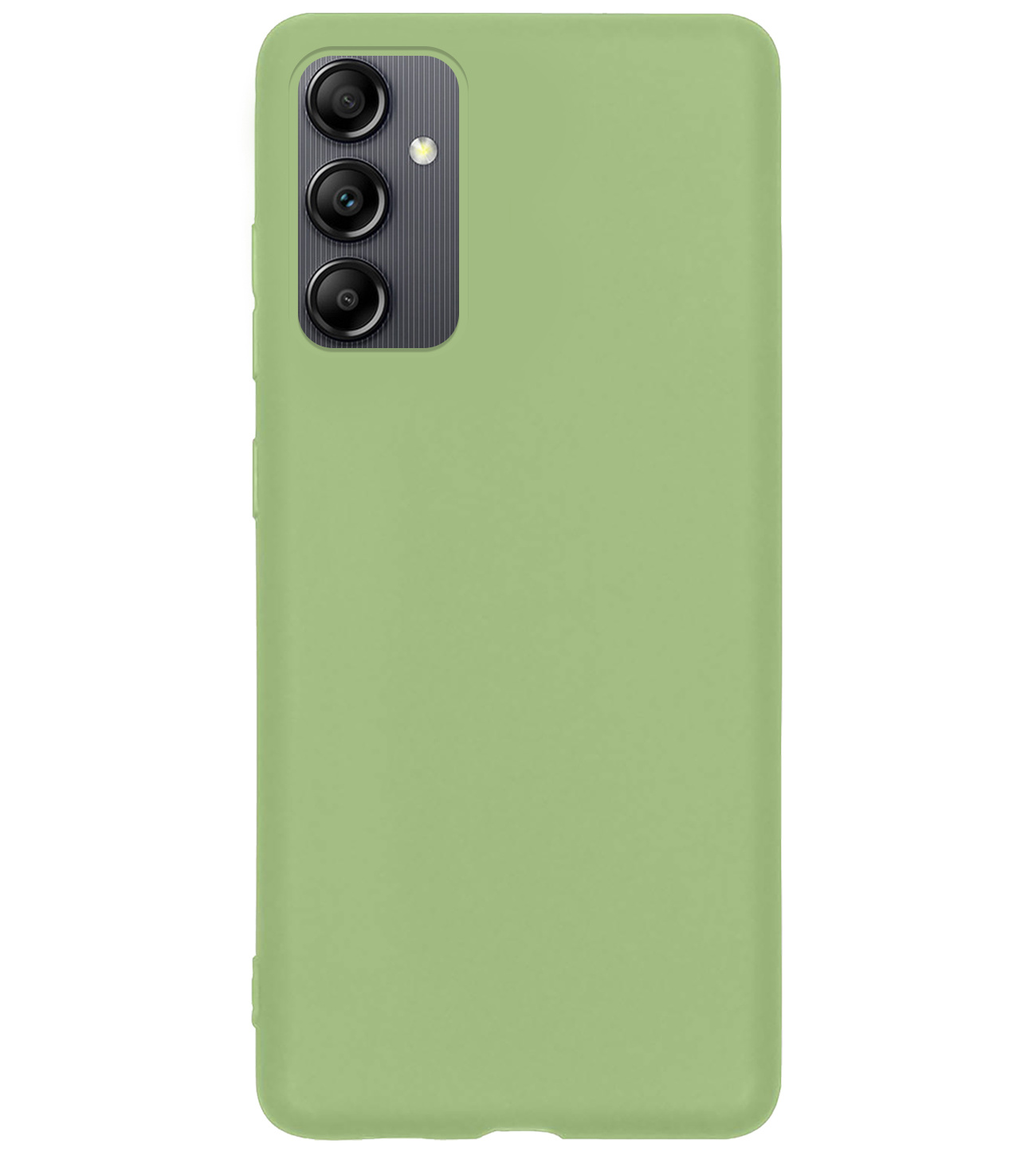 Samsung Galaxy A14 Hoesje Siliconen Back Cover Case - Samsung A14 Hoes Silicone Case Hoesje - Groen - 2 Stuks