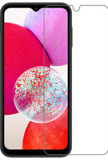 NoXx Screenprotector Geschikt voor Samsung A14 Screenprotector Tempered Glass Gehard Glas Beschermglas