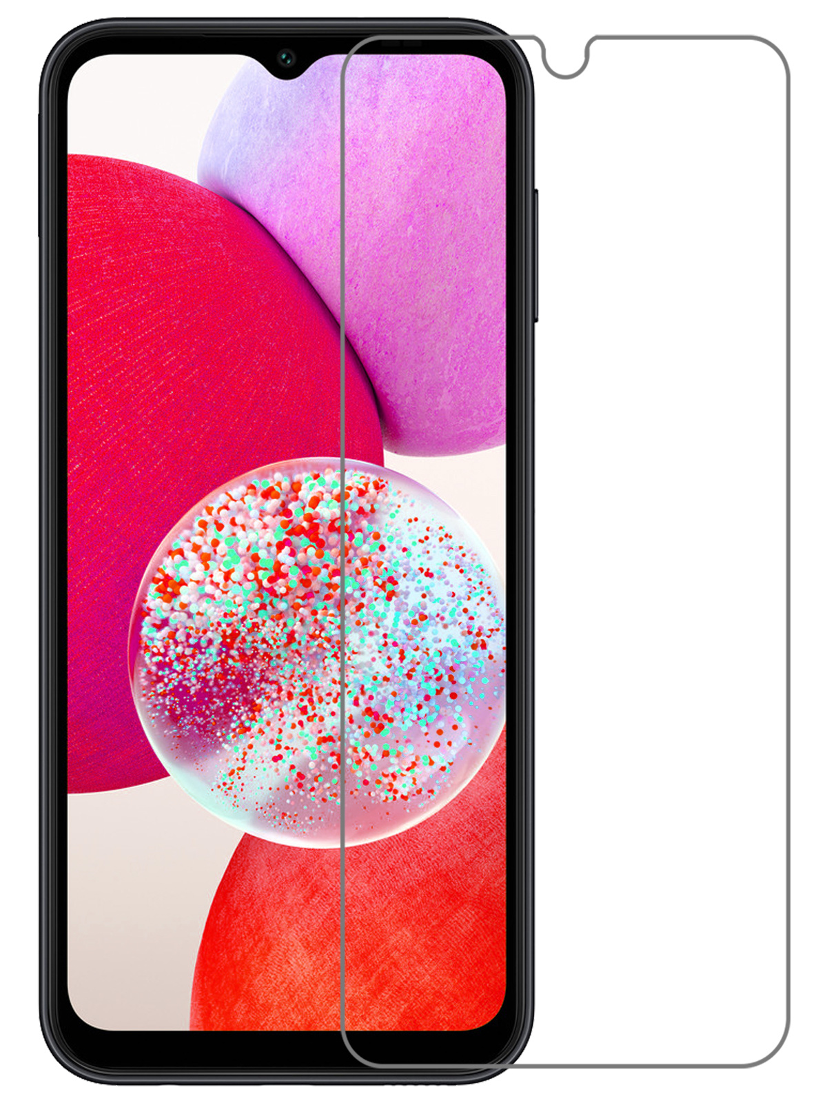 NoXx Screenprotector Geschikt voor Samsung A14 Screenprotector Tempered Glass Gehard Glas Beschermglas