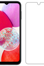 NoXx Screenprotector Geschikt voor Samsung A14 Screenprotector Tempered Glass Gehard Glas Beschermglas - 3x