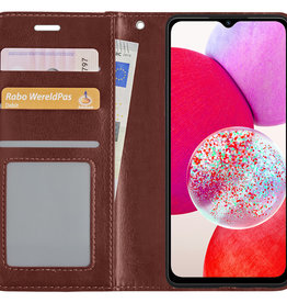 NoXx NoXx Samsung Galaxy A14 Hoesje Bookcase - Bruin