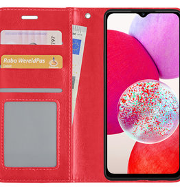 NoXx NoXx Samsung Galaxy A14 Hoesje Bookcase - Rood
