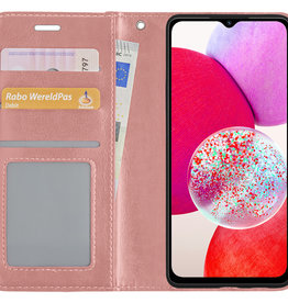 NoXx NoXx Samsung Galaxy A14 Hoesje Bookcase - Rose Goud