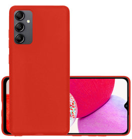 NoXx NoXx Samsung Galaxy A14 Hoesje Siliconen - Rood