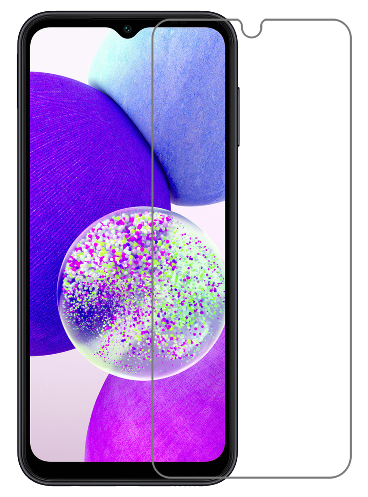 Nomfy Screenprotector Geschikt voor Samsung A14 Screenprotector Bescherm Glas Tempered Glass - Screenprotector Geschikt voor Samsung Galaxy A14 Screen Protector