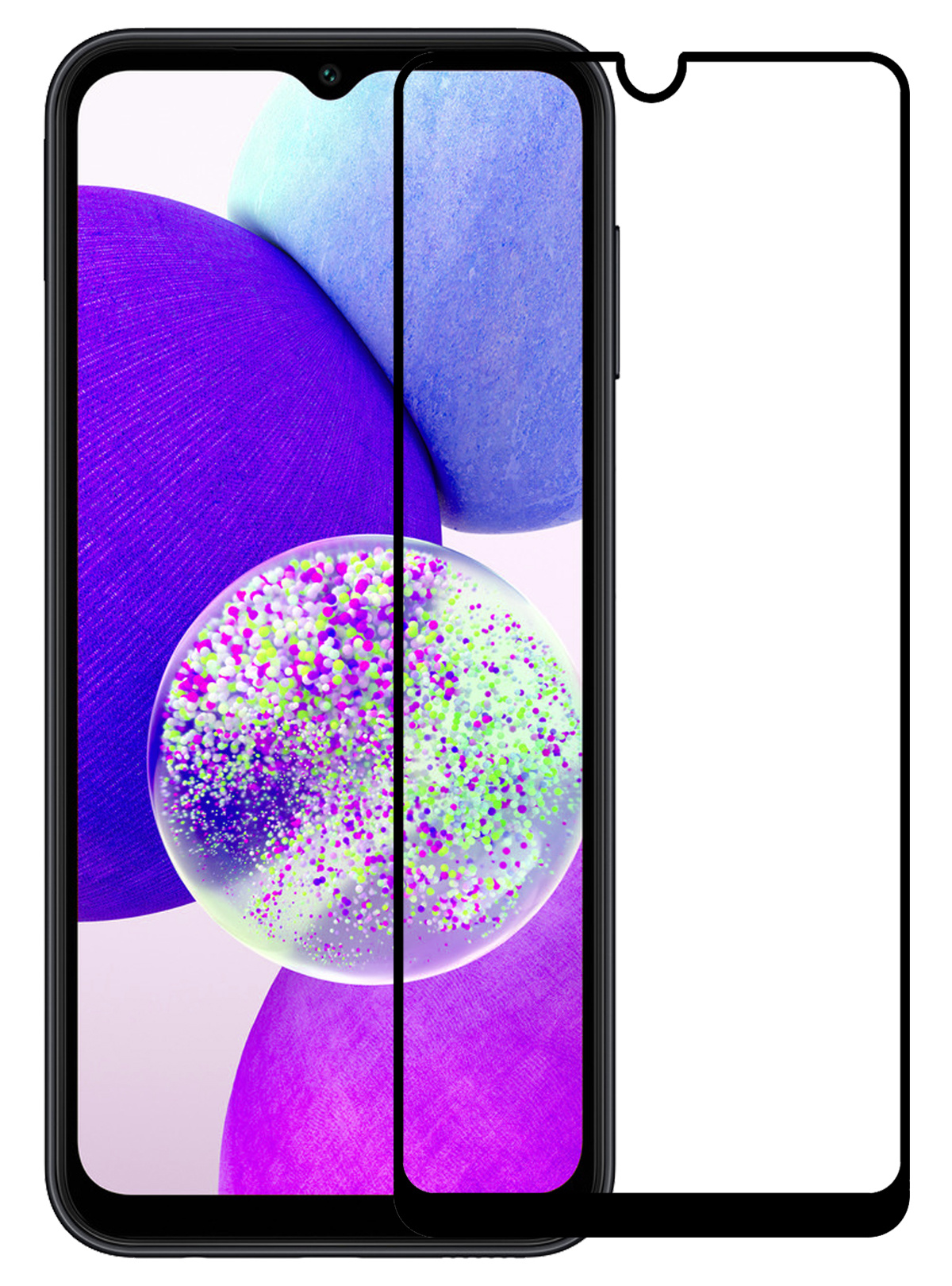 Nomfy Screenprotector Geschikt voor Samsung A14 Screenprotector Bescherm Glas - Screenprotector Geschikt voor Samsung Galaxy A14 Screen Protector Tempered Glass Full Screen Full Cover