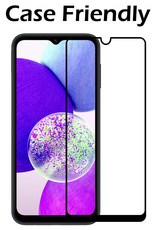 Nomfy Screenprotector Geschikt voor Samsung A14 Screenprotector Bescherm Glas - Screenprotector Geschikt voor Samsung Galaxy A14 Screen Protector Tempered Glass Full Screen Full Cover - 2 PACK