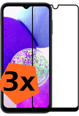Nomfy Screenprotector Geschikt voor Samsung A14 Screenprotector Bescherm Glas - Screenprotector Geschikt voor Samsung Galaxy A14 Screen Protector Tempered Glass Full Screen Full Cover - 3 PACK