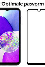 Samsung A14 Screenprotector Bescherm Glas Tempered Glass Full Cover - Samsung Galaxy A14 Screen Protector - 3x