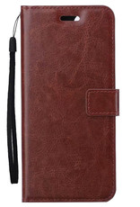 Hoesje Geschikt voor Samsung A14 Hoes Bookcase Flipcase Book Cover - Hoes Geschikt voor Samsung Galaxy A14 Hoesje Book Case - Bruin