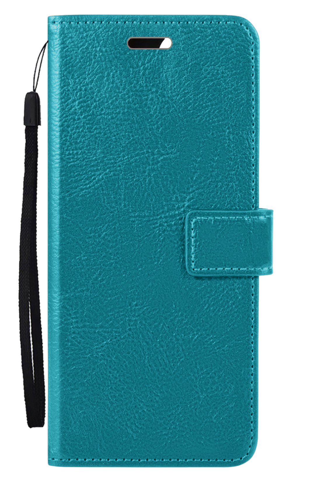 Nomfy Hoesje Geschikt voor Samsung A14 Hoes Bookcase Flipcase Book Cover - Hoes Geschikt voor Samsung Galaxy A14 Hoesje Book Case - Turquoise