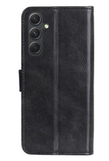 Hoesje Geschikt voor Samsung A14 Hoes Bookcase Flipcase Book Cover - Hoes Geschikt voor Samsung Galaxy A14 Hoesje Book Case - Zwart
