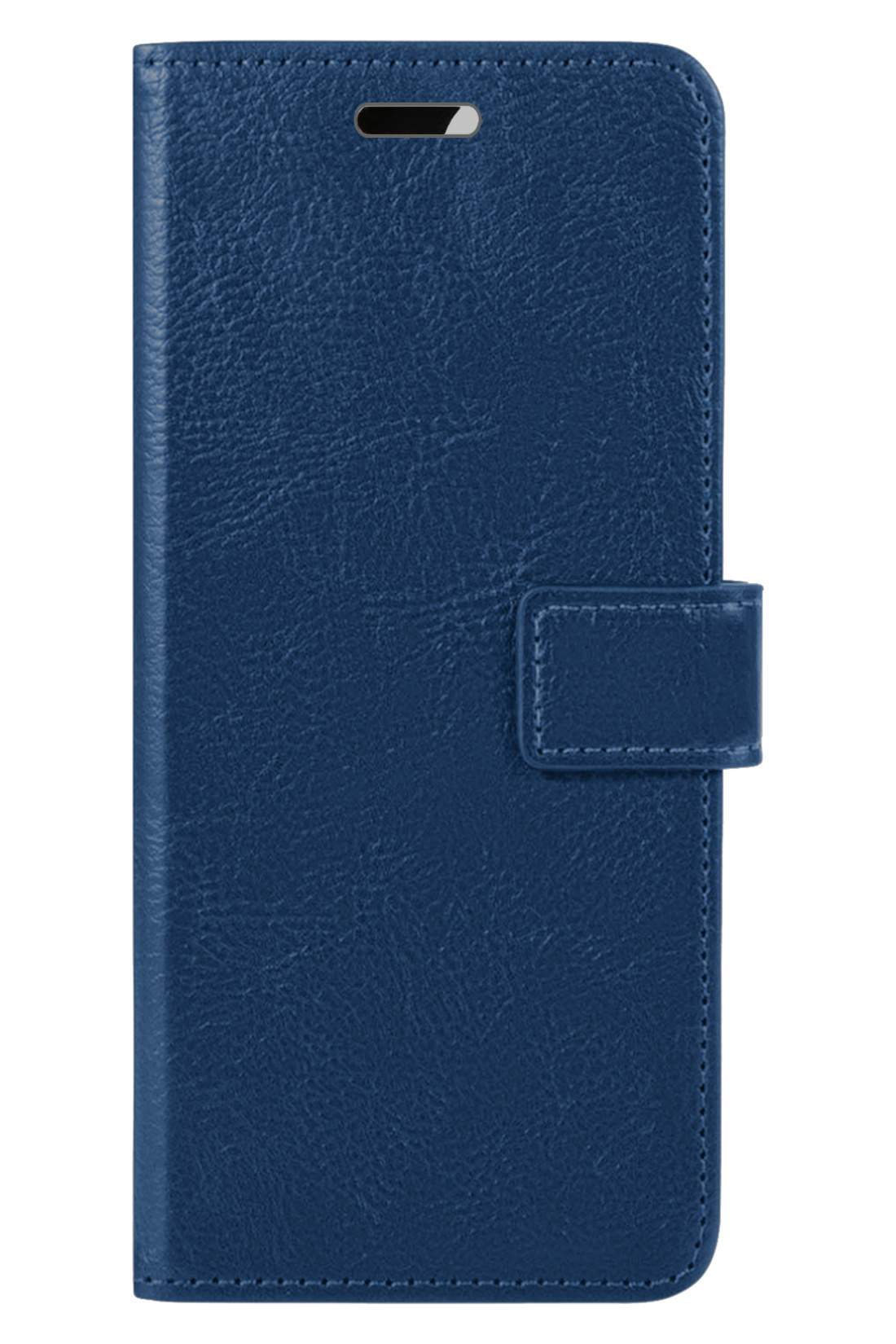 BASEY. Hoes Geschikt voor Samsung A14 Hoesje Bookcase Hoes Flip Case Book Cover Met 2x Screenprotector - Hoesje Geschikt voor Samsung Galaxy A14 Hoes Book Case Hoesje - Donkerblauw