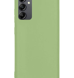 Nomfy Samsung Galaxy A14 Hoesje Siliconen - Groen
