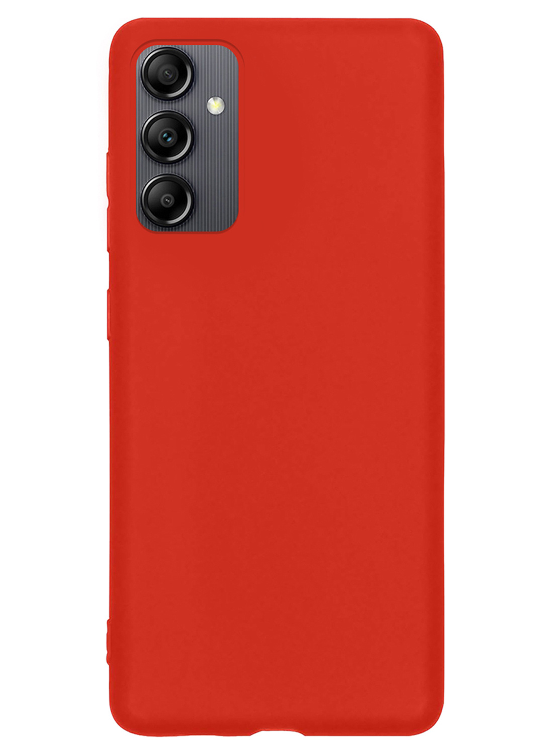 Nomfy Hoesje Geschikt voor Samsung A14 Hoesje Siliconen Cover Case - Hoes Geschikt voor Samsung Galaxy A14 Hoes Back Case - Rood