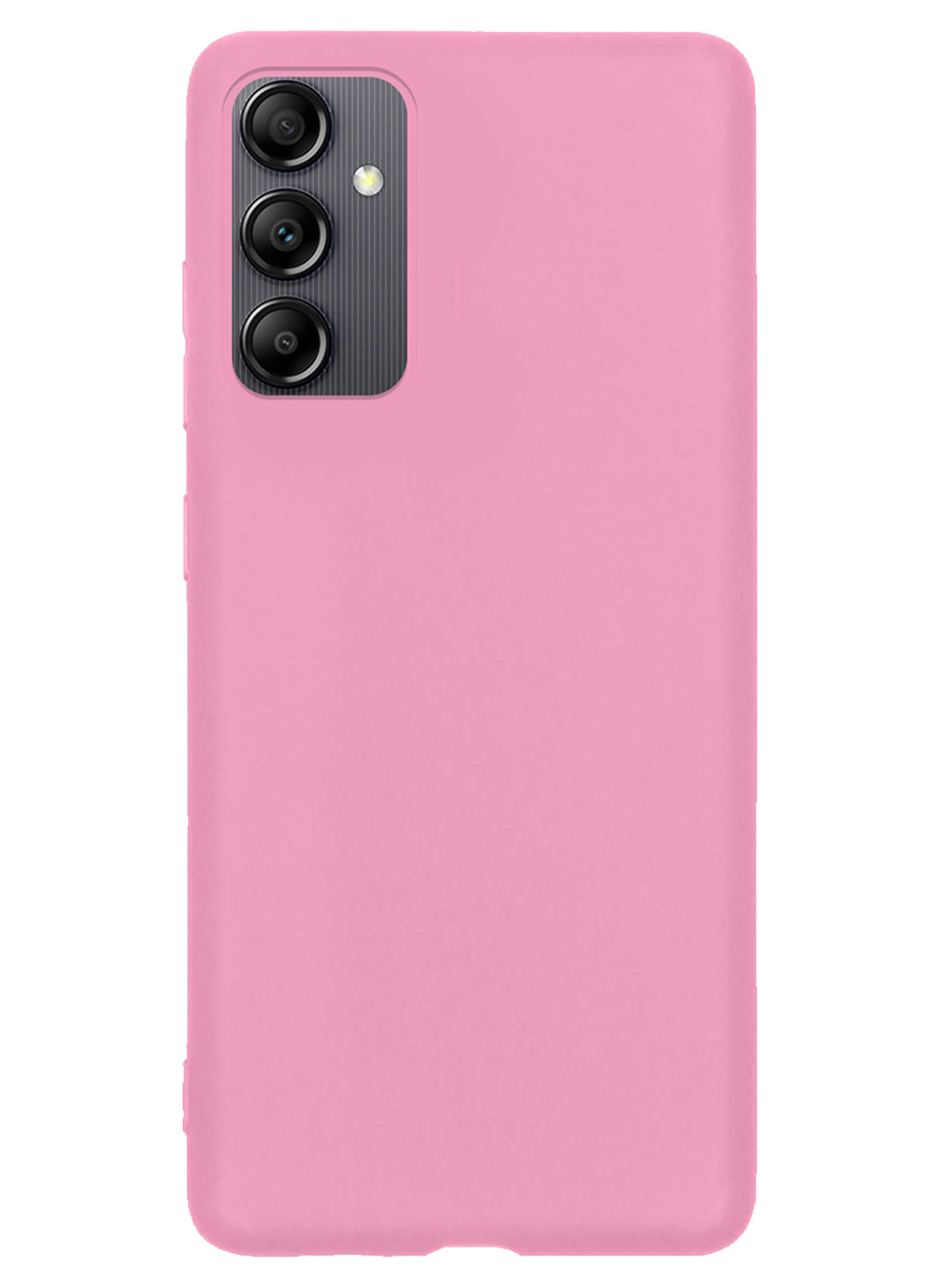 Nomfy Hoesje Geschikt voor Samsung A14 Hoesje Siliconen Cover Case - Hoes Geschikt voor Samsung Galaxy A14 Hoes Back Case - Roze