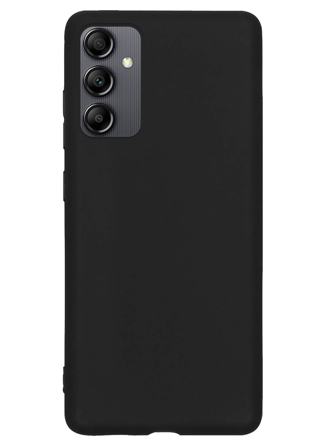 Nomfy Hoesje Geschikt voor Samsung A14 Hoesje Siliconen Cover Case - Hoes Geschikt voor Samsung Galaxy A14 Hoes Back Case - Zwart