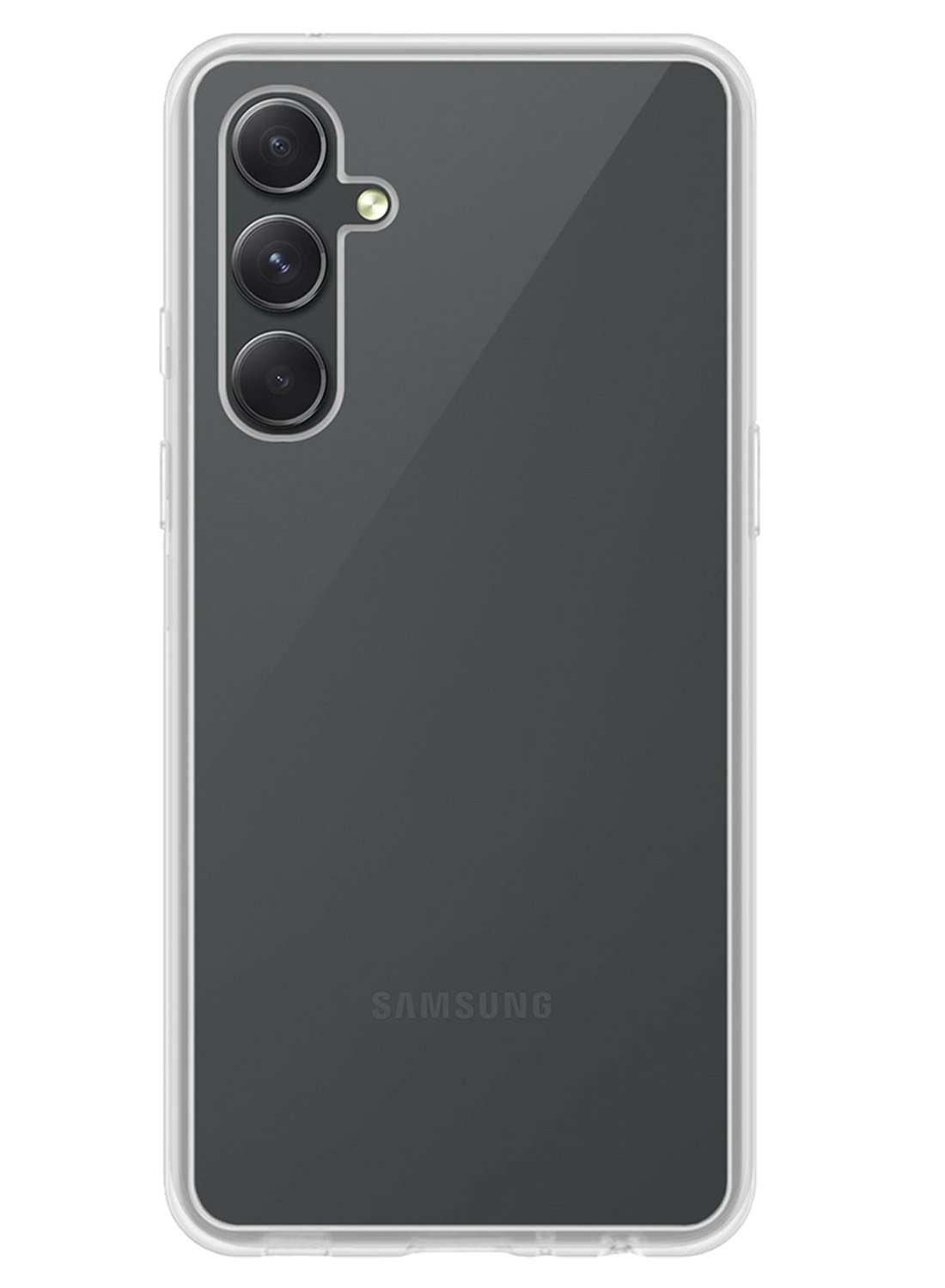 Nomfy Hoesje Geschikt voor Samsung A14 Hoesje Siliconen Cover Case - Hoes Geschikt voor Samsung Galaxy A14 Hoes Back Case - Transparant