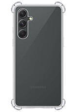 Nomfy Hoesje Geschikt voor Samsung A14 Hoesje Shock Proof Cover Case Shockproof - Hoes Geschikt voor Samsung Galaxy A14 Hoes Siliconen Back Case - Transparant