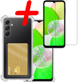 BASEY. BASEY. Samsung Galaxy A14 Hoesje Pashouder Met Screenprotector