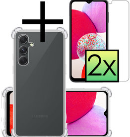 NoXx NoXx Samsung Galaxy A14 Hoesje Shockproof Met 2x Screenprotector