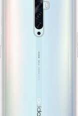 Nomfy Hoesje Geschikt voor OPPO Reno 2Z Hoesje Siliconen Cover Case - Hoes Geschikt voor OPPO Reno 2Z Hoes Back Case - Transparant