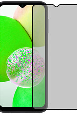 BASEY. Screenprotector Geschikt voor Samsung A14 Screenprotector Privacy Beschermglas - Screenprotector Geschikt voor Samsung Galaxy A14 Screen Protector Full Screen Privacy