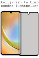 BASEY. Screenprotector Geschikt voor Samsung A34 Screenprotector Privacy Beschermglas - Screenprotector Geschikt voor Samsung Galaxy A34 Screen Protector Full Screen Privacy