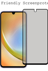 BASEY. Screenprotector Geschikt voor Samsung A34 Screenprotector Privacy Beschermglas - Screenprotector Geschikt voor Samsung Galaxy A34 Screen Protector Full Screen Privacy - 3 Stuks