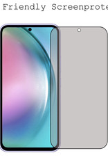 BASEY. Screenprotector Geschikt voor Samsung A54 Screenprotector Privacy Beschermglas - Screenprotector Geschikt voor Samsung Galaxy A54 Screen Protector Full Screen Privacy - 2 Stuks