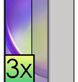 NoXx NoXx Samsung Galaxy A34 Screenprotector Glas Privacy - 3 PACK