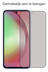NoXx Screenprotector Geschikt voor Samsung A54 Screenprotector Privacy Tempered Glass Gehard Glas Display Cover