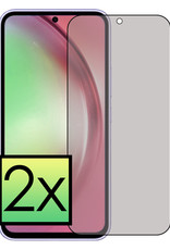 NoXx Samsung Galaxy A54 Screenprotector Tempered Glass Privacy Cover Gehard Glas Beschermglas - 2x