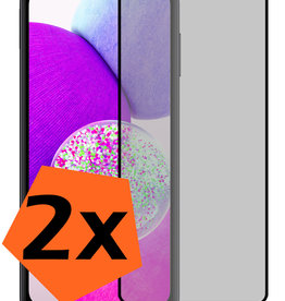 Nomfy Nomfy Samsung Galaxy A14 Screenprotector Glas Privacy - 2 PACK