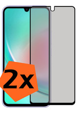 Samsung A34 Screenprotector Bescherm Glas Tempered Glass Privacy Cover - Samsung Galaxy A34 Privacy Screen Protector - 2x