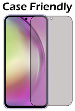 Nomfy Screenprotector Geschikt voor Samsung A54 Screenprotector Privacy Bescherm Glas - Screenprotector Geschikt voor Samsung Galaxy A54 Privacy Screenprotector Tempered Glass - 3 PACK