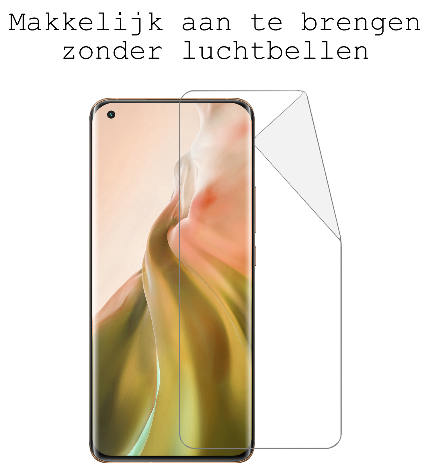 BASEY. Screenprotector Folie Geschikt voor Xiaomi Mi 11 Screenprotector Bescherm Folie Soft TPU - Screenprotector Folie Geschikt voor Xiaomi Mi 11 Screen Protector Screen Cover