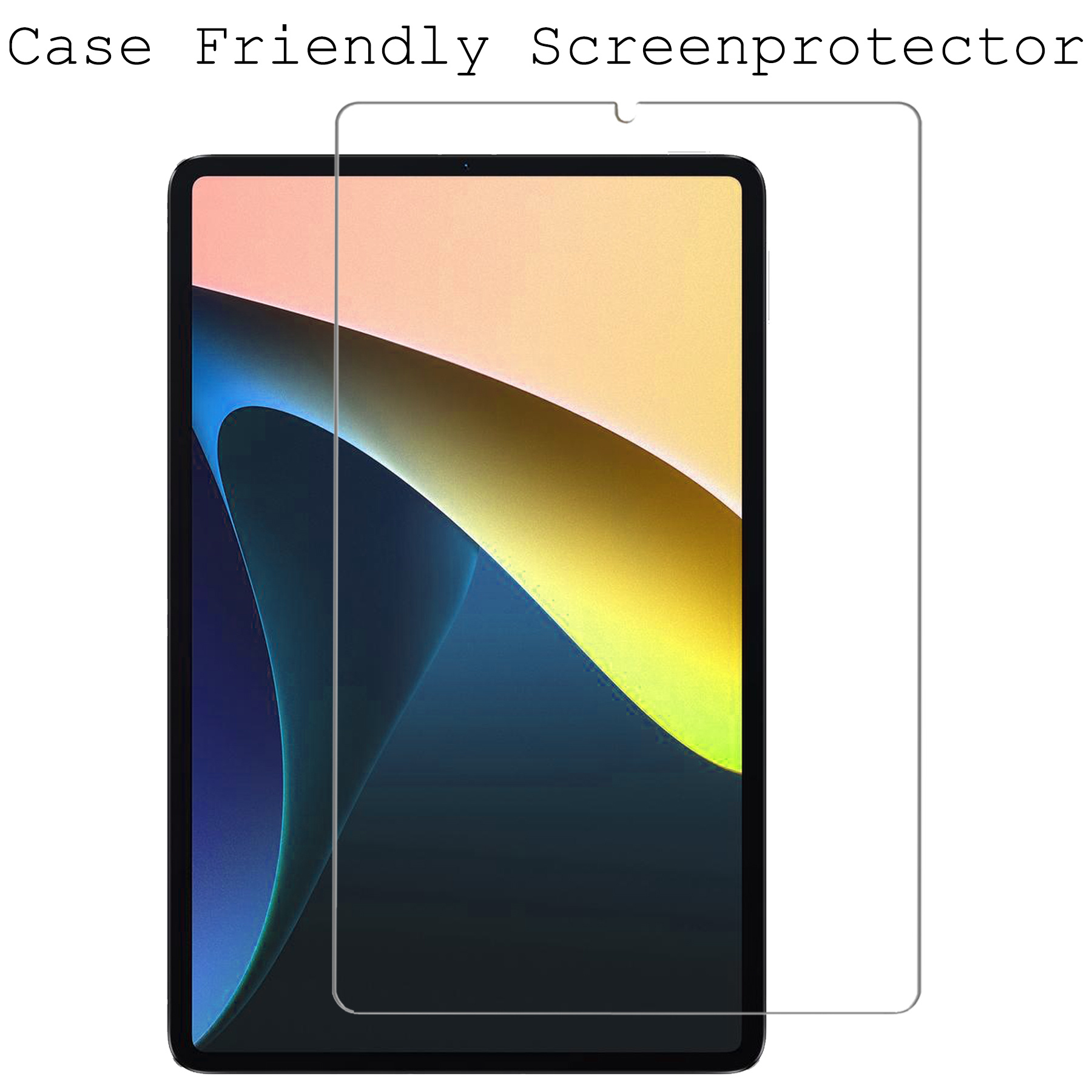 BASEY. Xiaomi Pad 5 Screenprotector Tempered Glass - Xiaomi Pad 5 Beschermglas - Xiaomi Pad 5 Screen Protector 2 Stuks