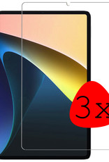 BASEY. Screenprotector Geschikt voor Xiaomi Pad 5 Screenprotector Tempered Glass - Screenprotector Geschikt voor Xiaomi Mi Pad 5 Screen Protector Beschermglas - 3 Stuks