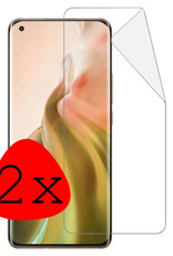 BASEY. Screenprotector Folie Geschikt voor Xiaomi Mi 11 Screenprotector Bescherm Folie Soft TPU - Screenprotector Folie Geschikt voor Xiaomi Mi 11 Screen Protector Screen Cover - 2 Stuks