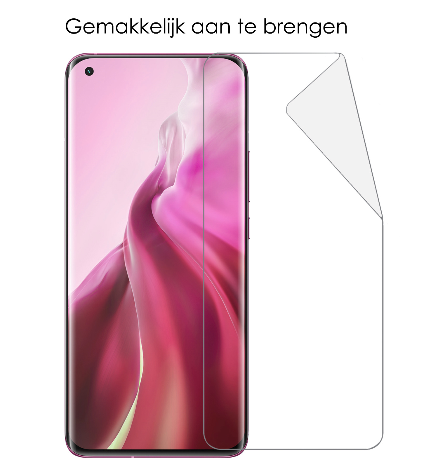 NoXx Screenprotector Folie Geschikt voor Xiaomi Mi 11 Screenprotector Bescherm Folie - Screenprotector Folie Geschikt voor Xiaomi Mi 11 Screenprotector Telefoon Folie