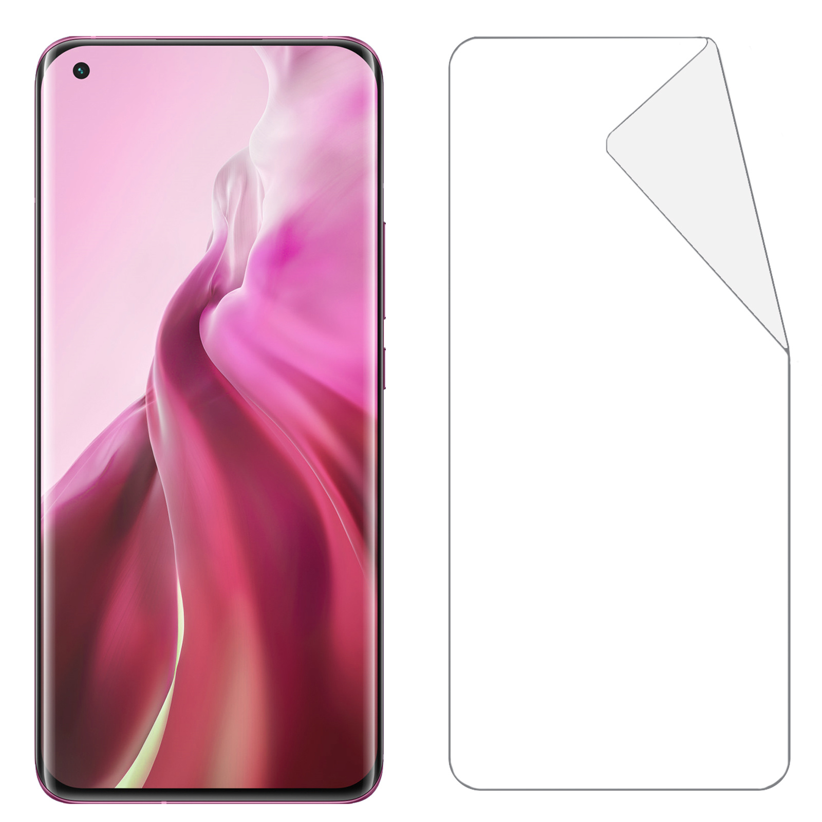 NoXx Screenprotector Folie Geschikt voor Xiaomi Mi 11 Screenprotector Bescherm Folie - Screenprotector Folie Geschikt voor Xiaomi Mi 11 Screenprotector Telefoon Folie